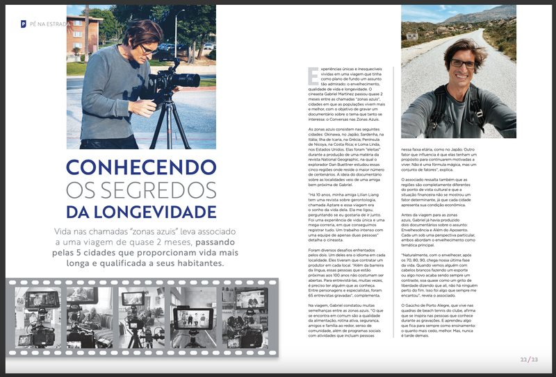 Revista Paineiras sobre o documentário Conversas nas Zonas Azuis, 2025