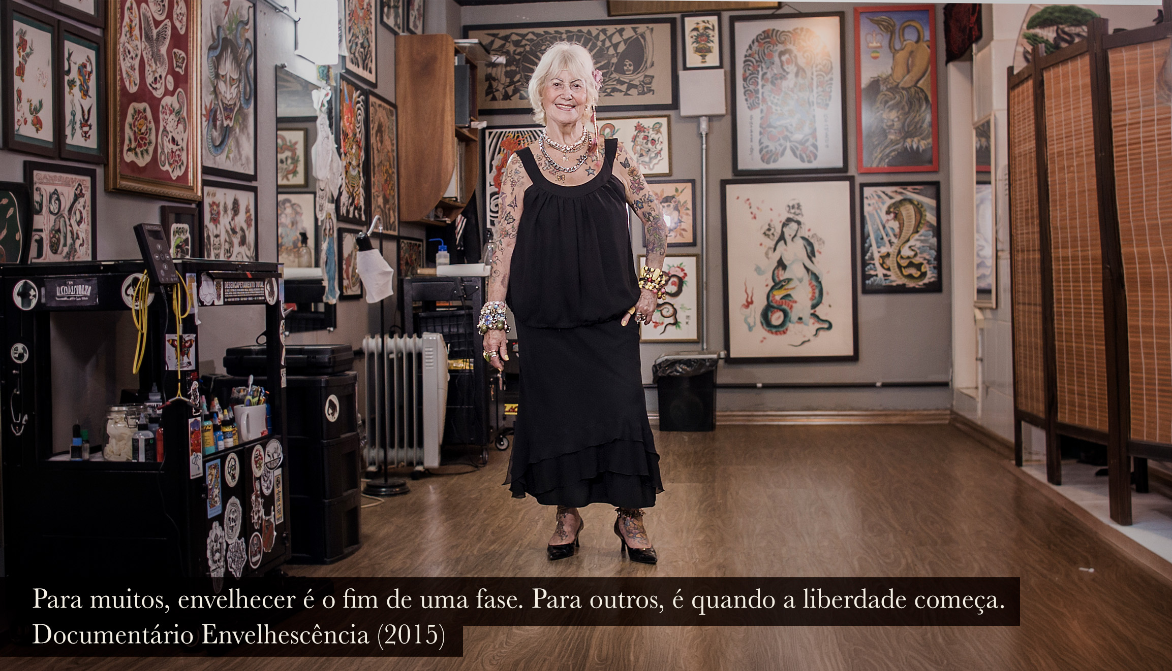Imagem do documentário Envelhescência, 2015
